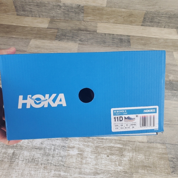 Hoka One One Bondi 9 Mens Shoes Drizzle Running Athletic Sneakers - Picture 9 of 9